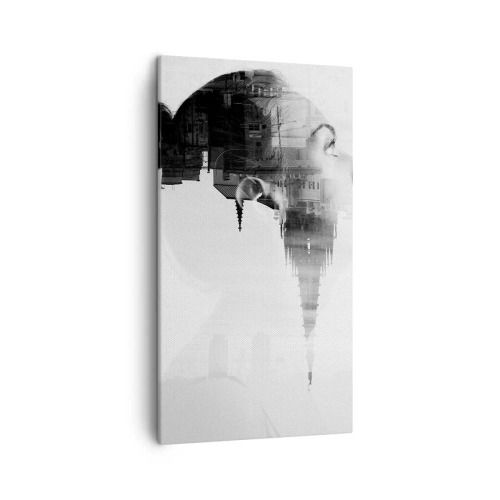 Vászonkép - Az üveg mind a két oldalán - 45x80 cm