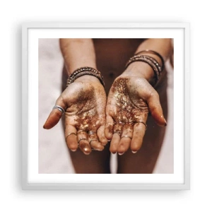 Poszter fekete keretben - Ajándék neked - 50x50 cm