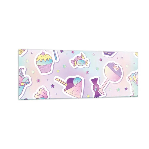 Üveg kép - Hogy minden nap születésnap legyen - 140x50 cm