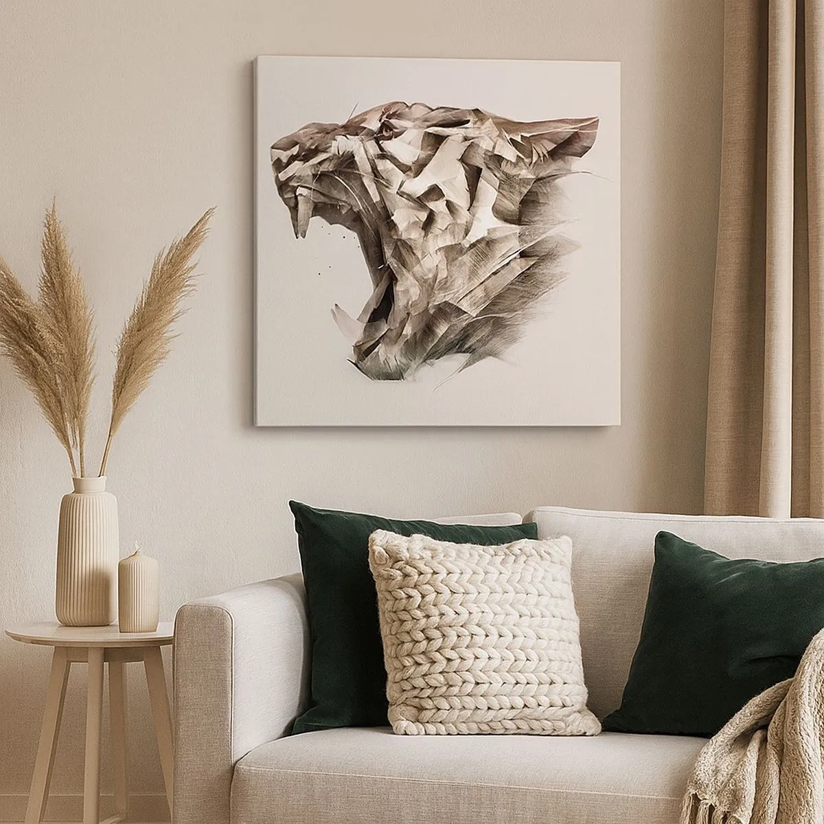 Vászonkép - Már tudod, ki a főnök - 30x30 cm