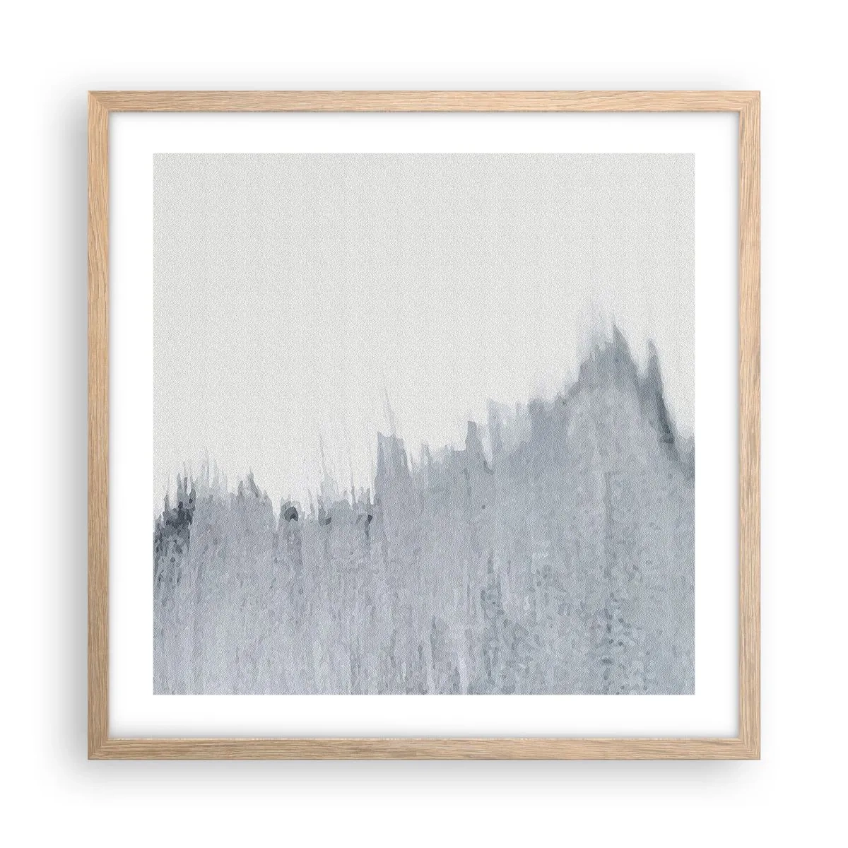 Poszter világos tölgy keretben - Titokzatos felvétel - 50x50 cm