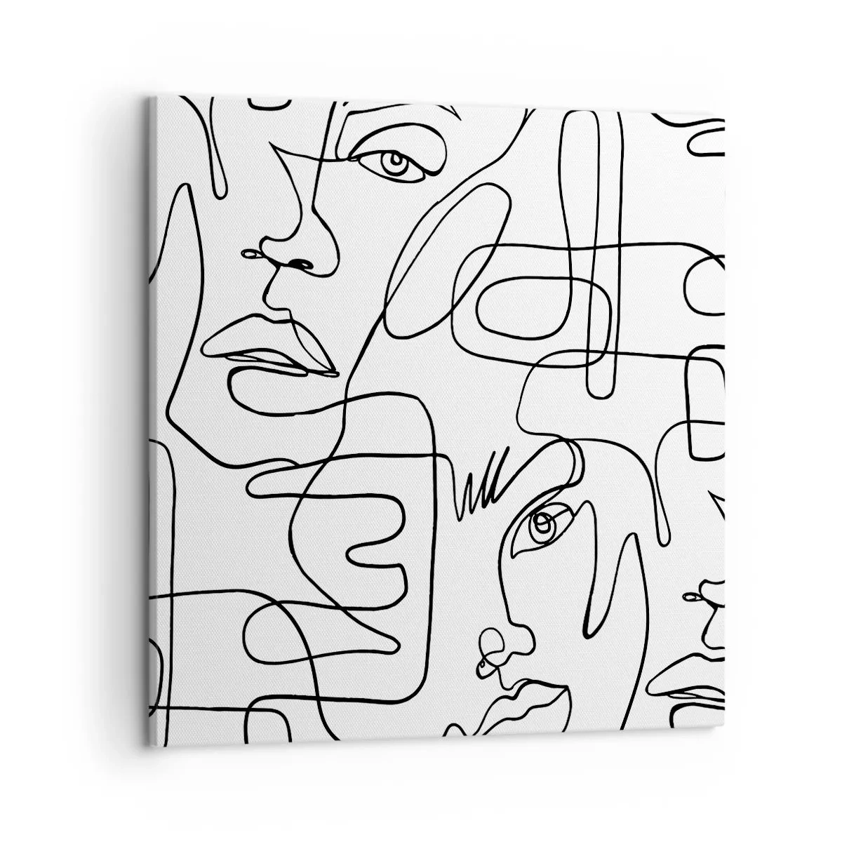 Vászonkép - Összegabalyodott érzelmekben - 50x50 cm