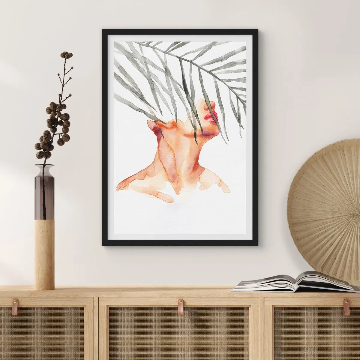 Poszter fehér keretben - A trópusok pulzusát érezni  - 61x91 cm