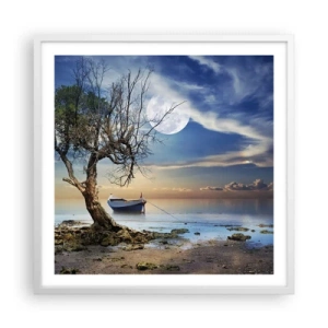 Poszter fekete keretben - Ez a vég vagy a kezdet? - 60x60 cm