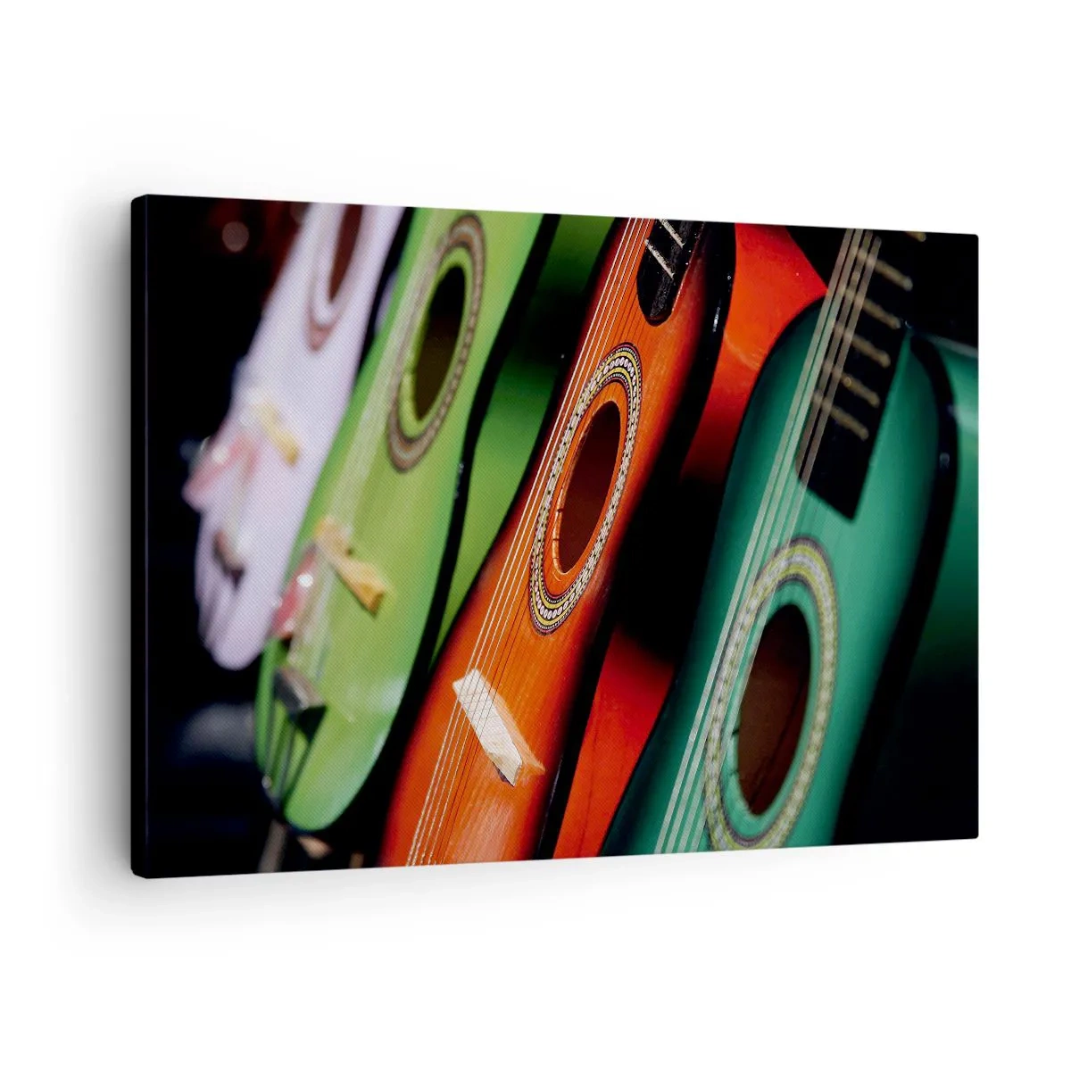 Vászonkép - A gitárnak sok színe van - 70x50 cm