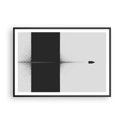 Poszter fehér keretben - Egyenesen a cél felé - 100x70 cm