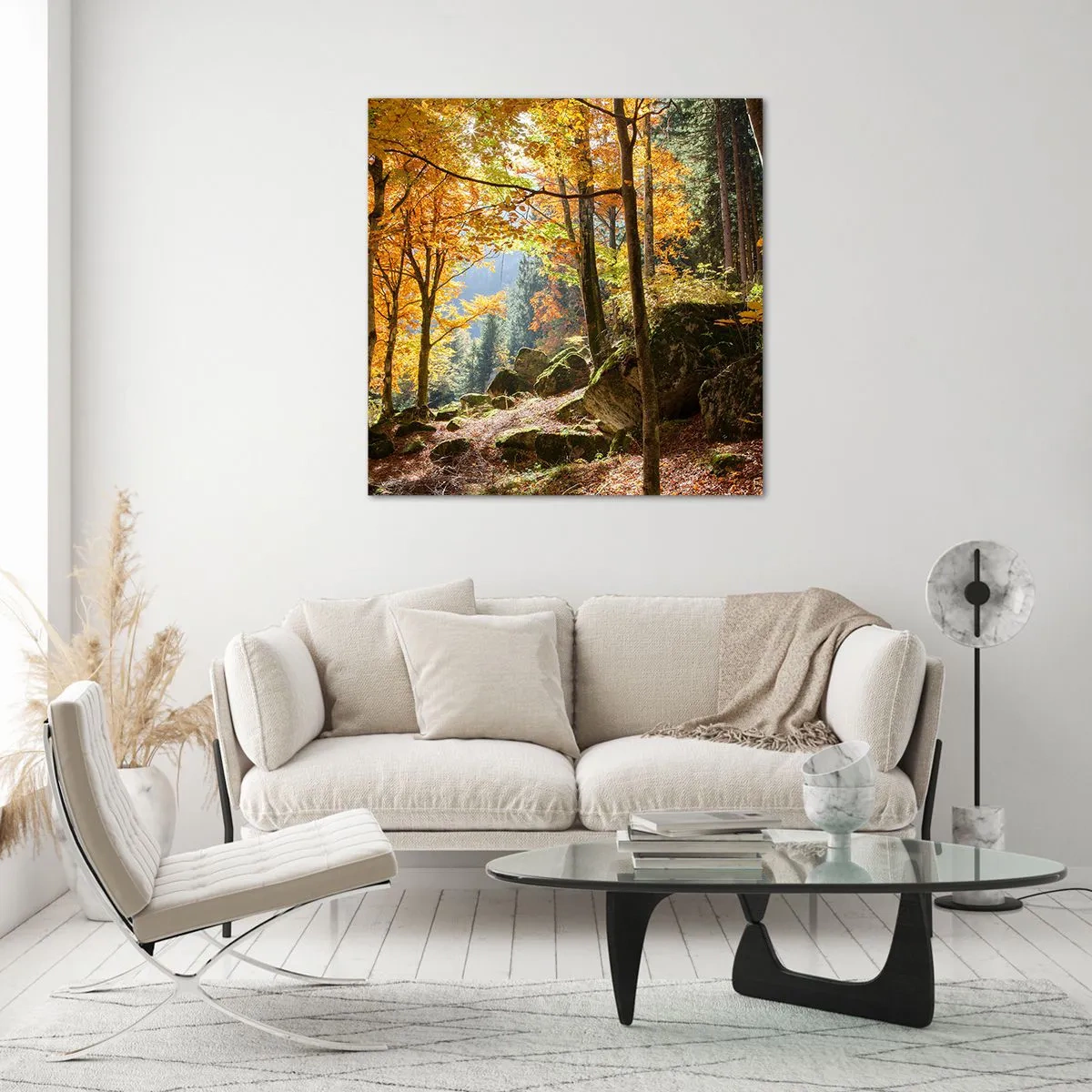 Üveg kép - Itt az ideje a pihenésnek - 60x60 cm