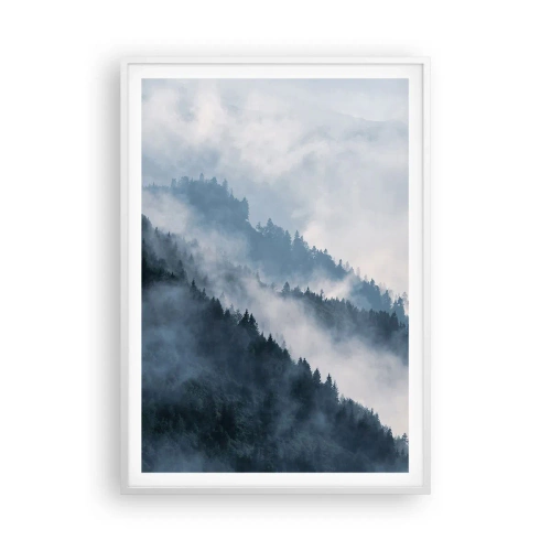 Poszter fekete keretben - A hegyek misztikája - 70x100 cm