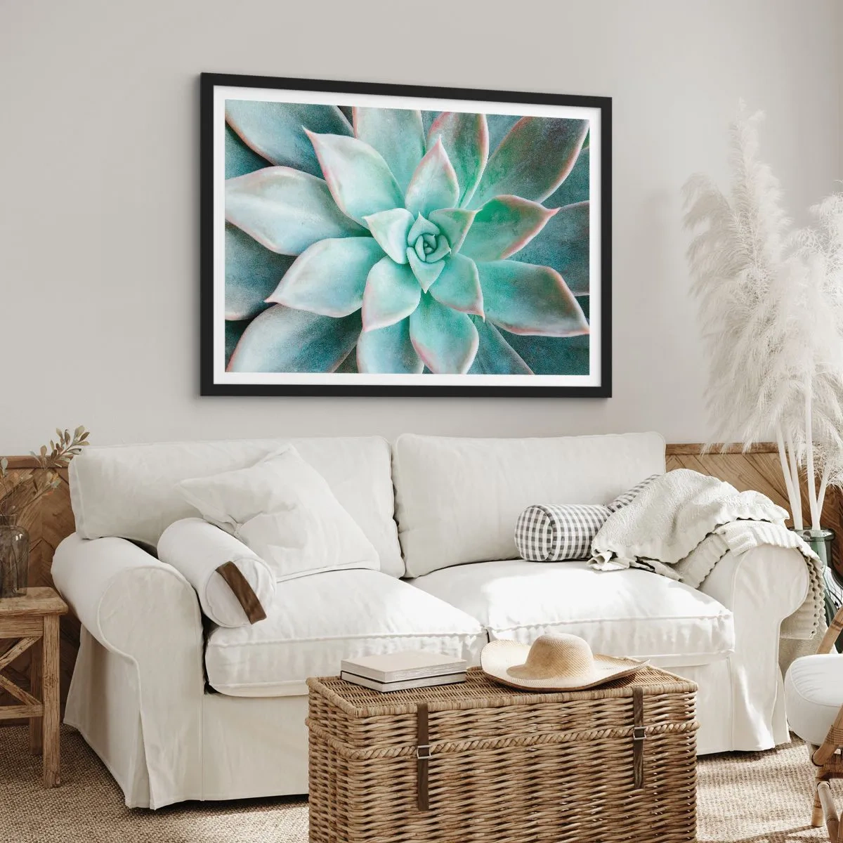 Poszter fehér keretben - A sivatag szíve - 70x50 cm