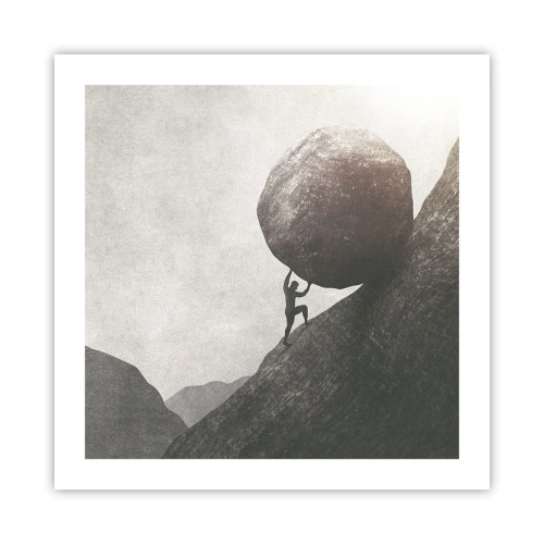 Poszter - Hiszek minden remény ellenére - 50x50 cm