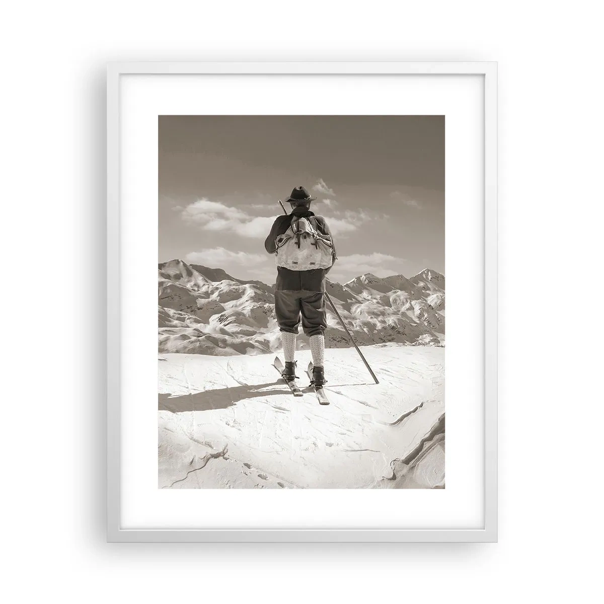 Poszter fekete keretben - És a hegyek ugyanazok - 40x50 cm