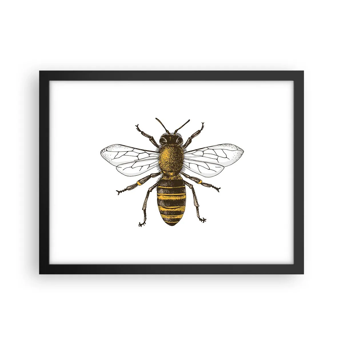 Poszter fehér keretben - Gyönyörű és jó - 40x30 cm