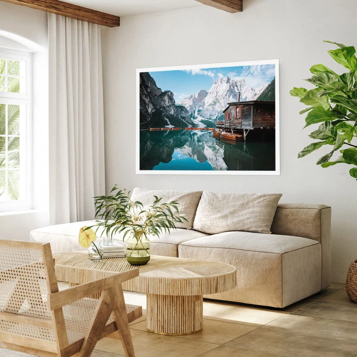 Poszter - Kristályos hegyi reggel - 40x30 cm