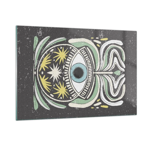 Üveg kép - Törzsi rituálék - 120x80 cm