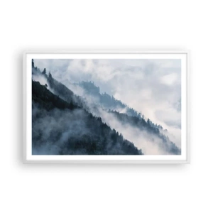Poszter fekete keretben - A hegyek misztikája - 91x61 cm