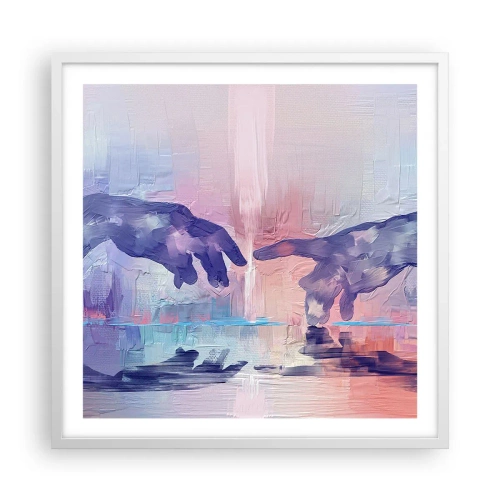 Poszter fekete keretben - Az élet isteni szikrája - 60x60 cm