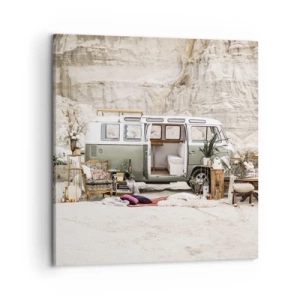 Vászonkép - Ideje elkezdeni az utazást - 50x50 cm