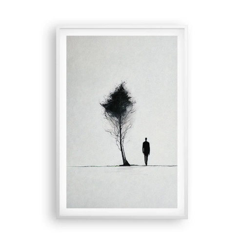 Poszter fekete keretben - Mindannyian vándorolunk - 61x91 cm