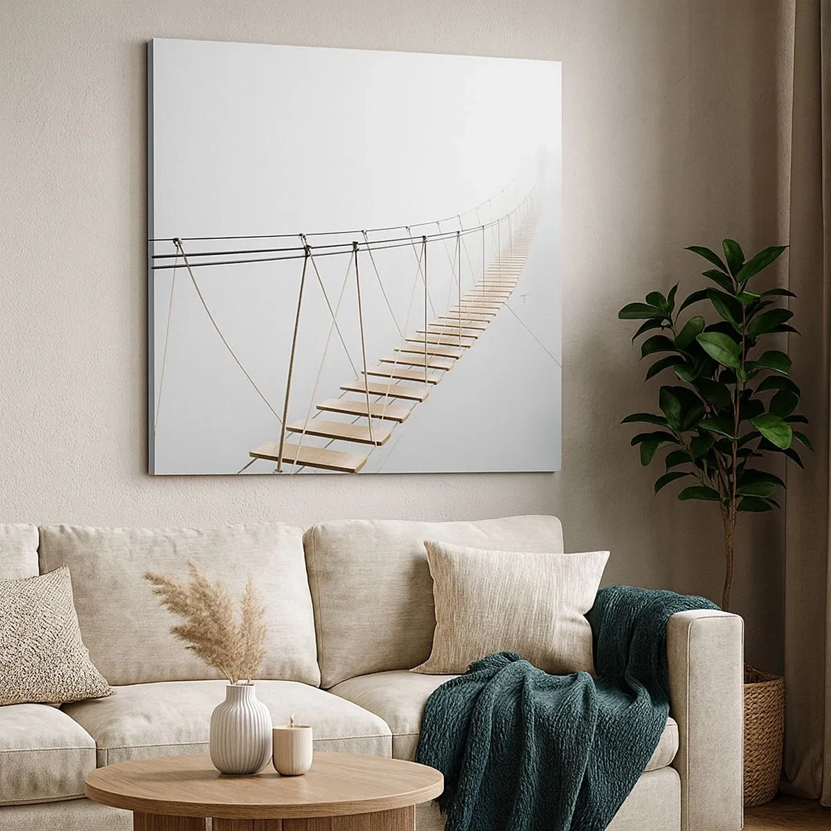 Vászonkép - Hová vezet? - 30x30 cm