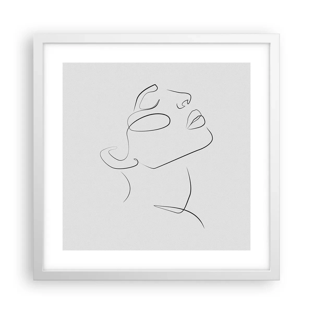 Poszter fekete keretben - Az álmok fordulatai - 40x40 cm