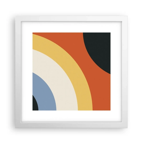 Poszter fekete keretben - Magam felé - 30x30 cm