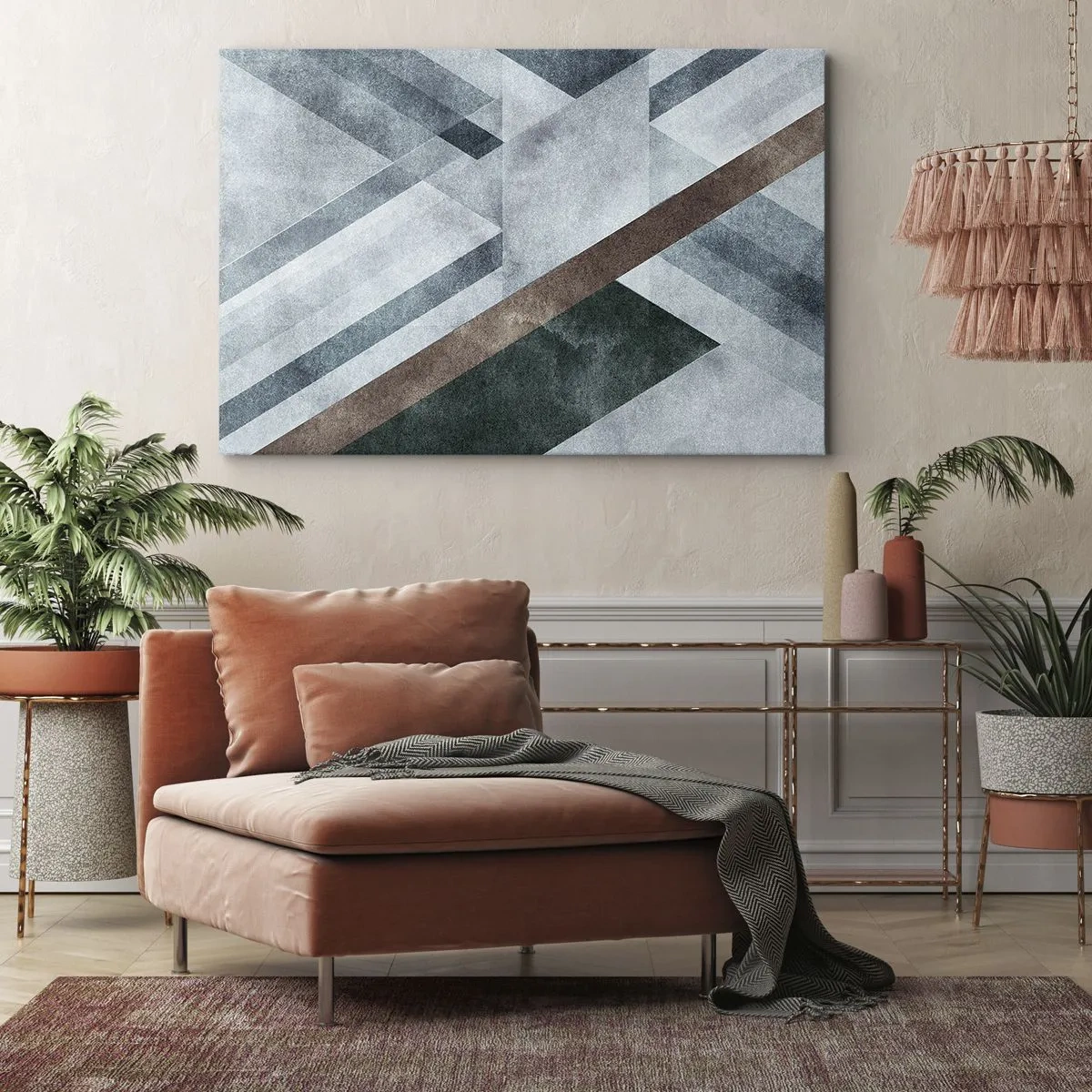 Vászonkép - A geometria kifinomult eleganciája - 100x70 cm