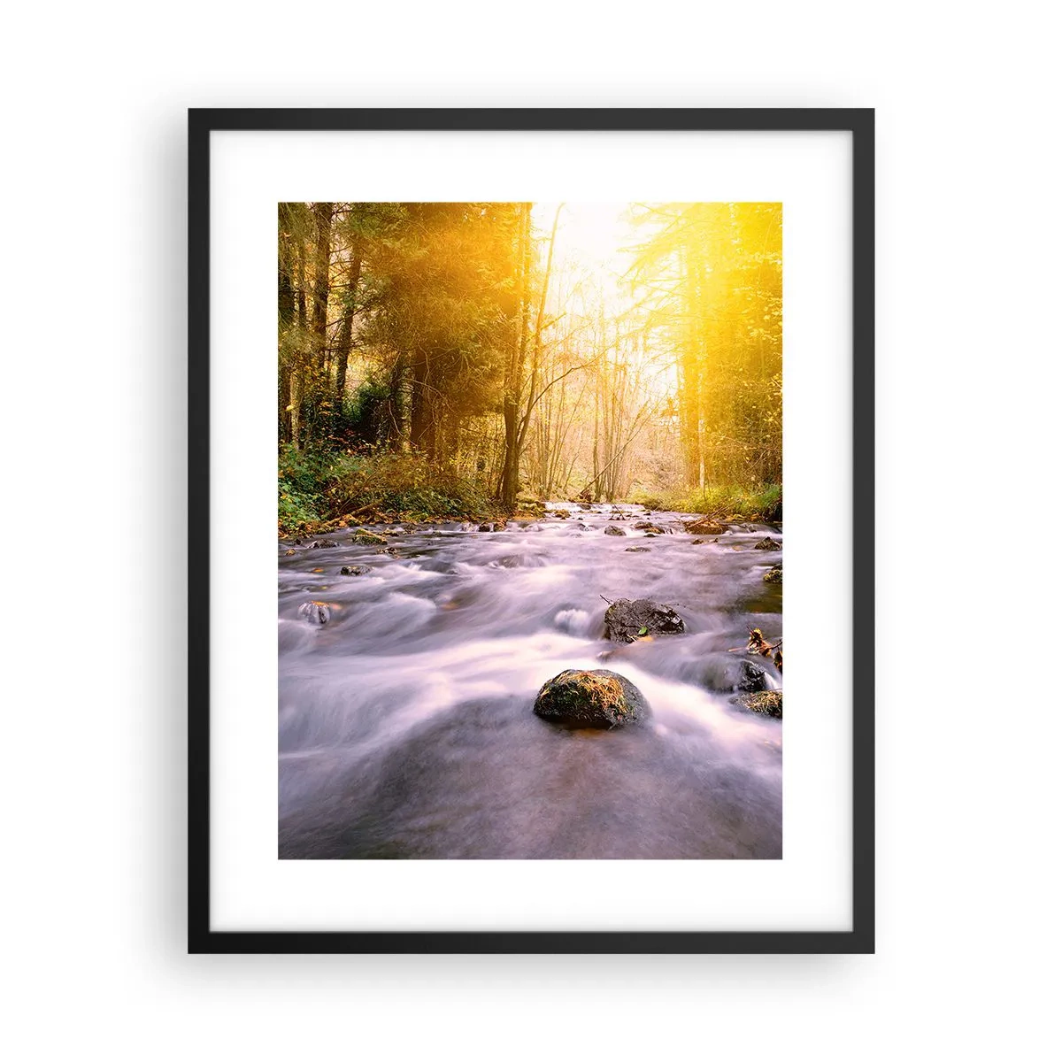 Poszter fehér keretben - Malachit ezüst és arany keretben - 40x50 cm