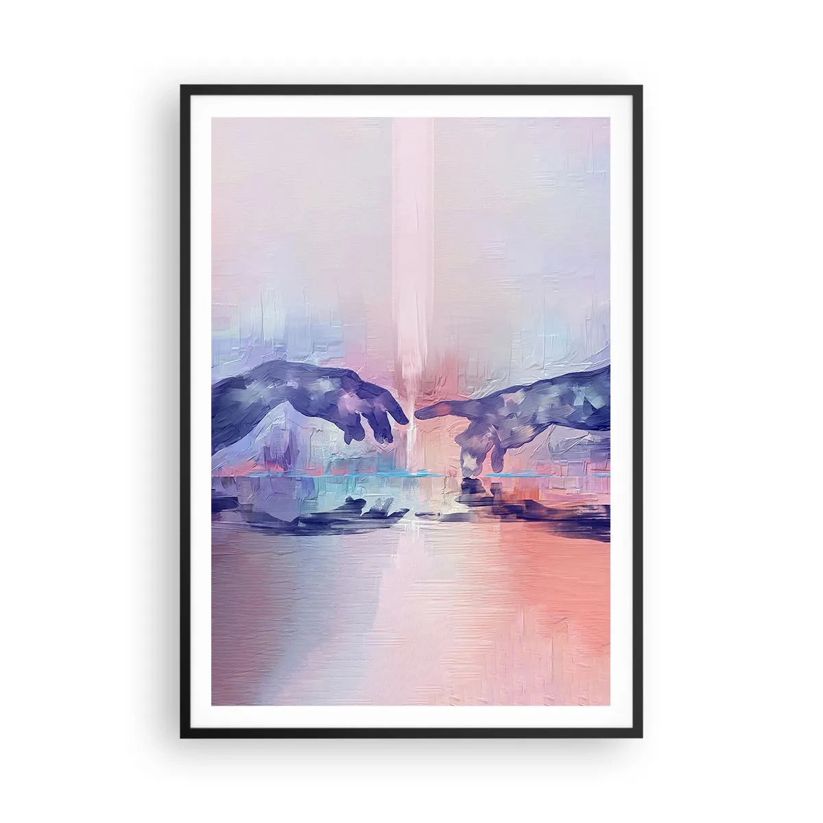 Poszter fehér keretben - Az élet isteni szikrája - 70x100 cm