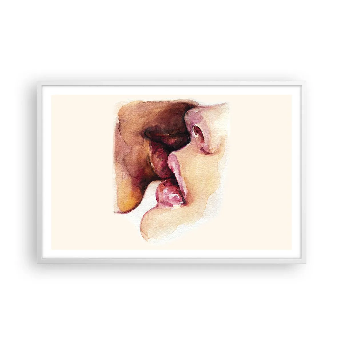 Poszter fekete keretben - Mint éjszaka és nap, föld és ég - 91x61 cm
