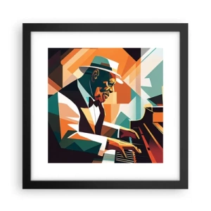 Poszter fehér keretben - Minden, ami jazz - 30x30 cm