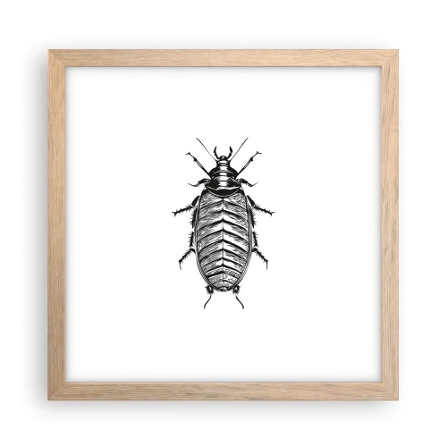 Poszter világos tölgy keretben - Micsoda példány! - 30x30 cm