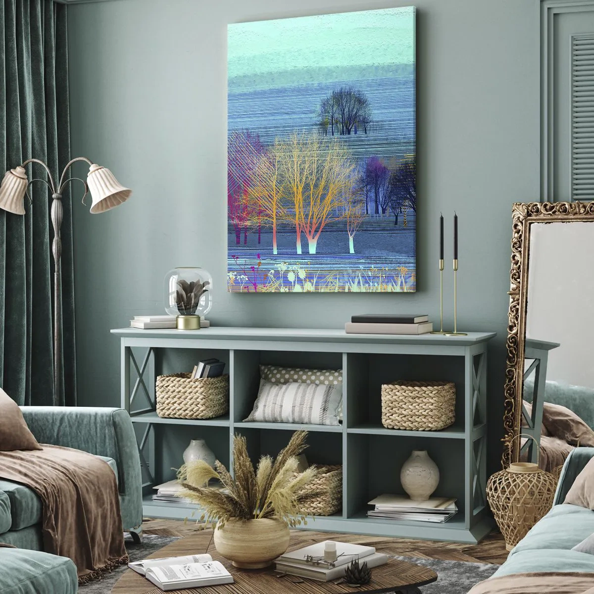 Vászonkép - Fésűs táj - 50x70 cm