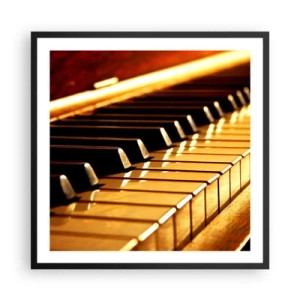 Poszter fehér keretben - Végtelen lehetőségek - 60x60 cm