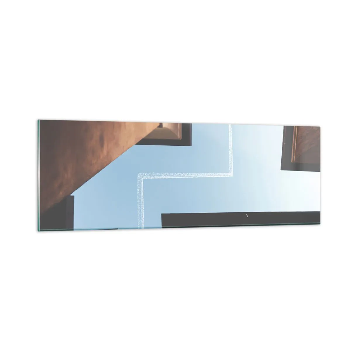 Üveg kép - A városi labirintus felett - 90x30 cm