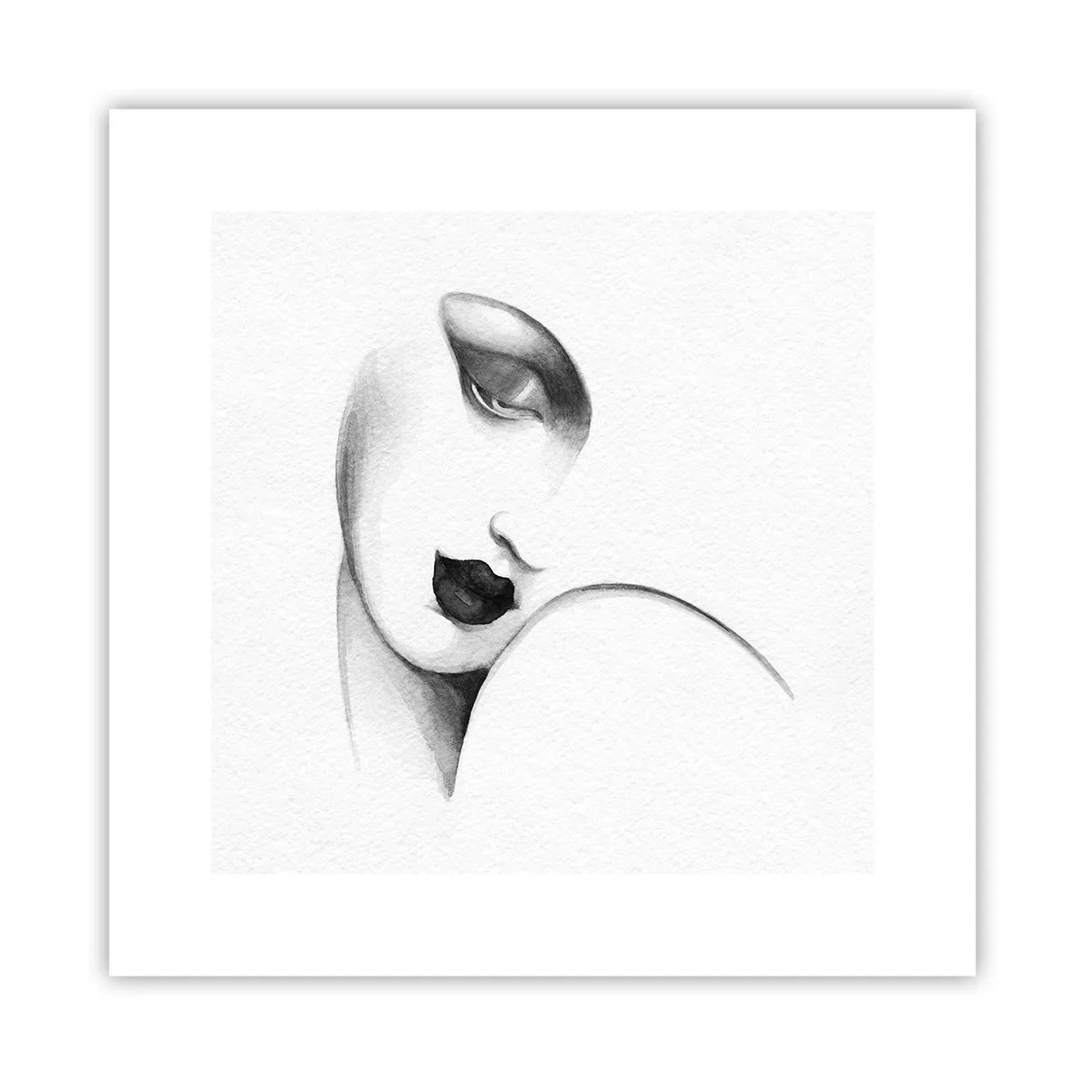 Poszter - Łempicka stílusában - 30x30 cm