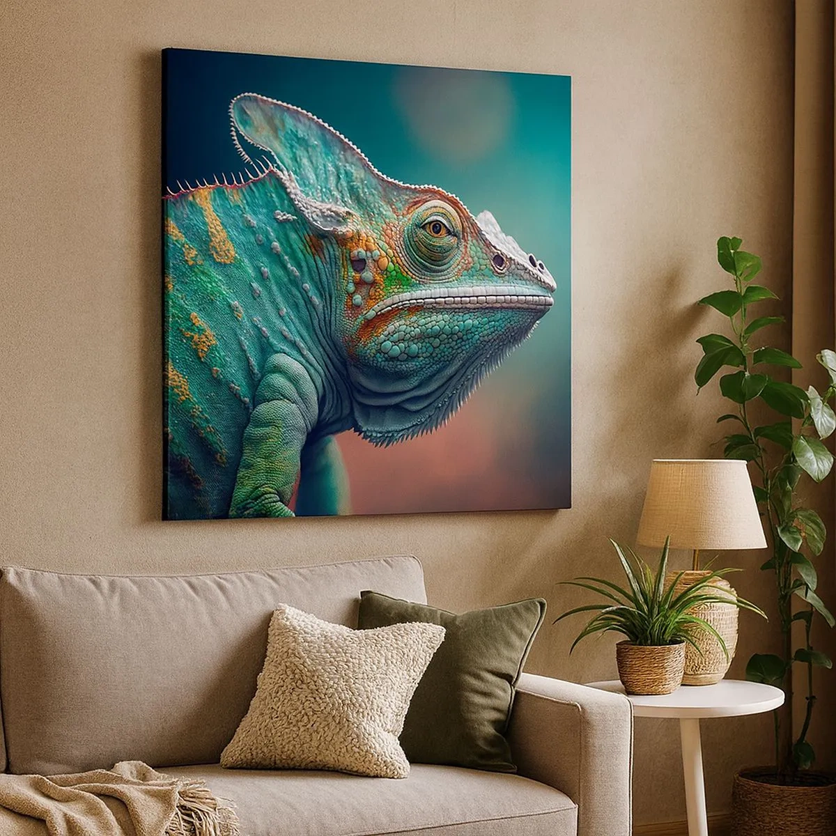 Vászonkép - Látsz engem? Nem jó... - 30x30 cm