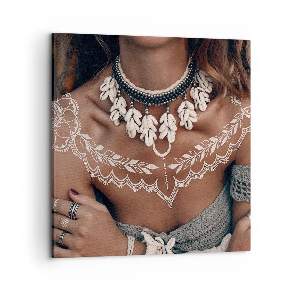 Vászonkép - Talizmánok, a nőiesség rituáléi - 60x60 cm