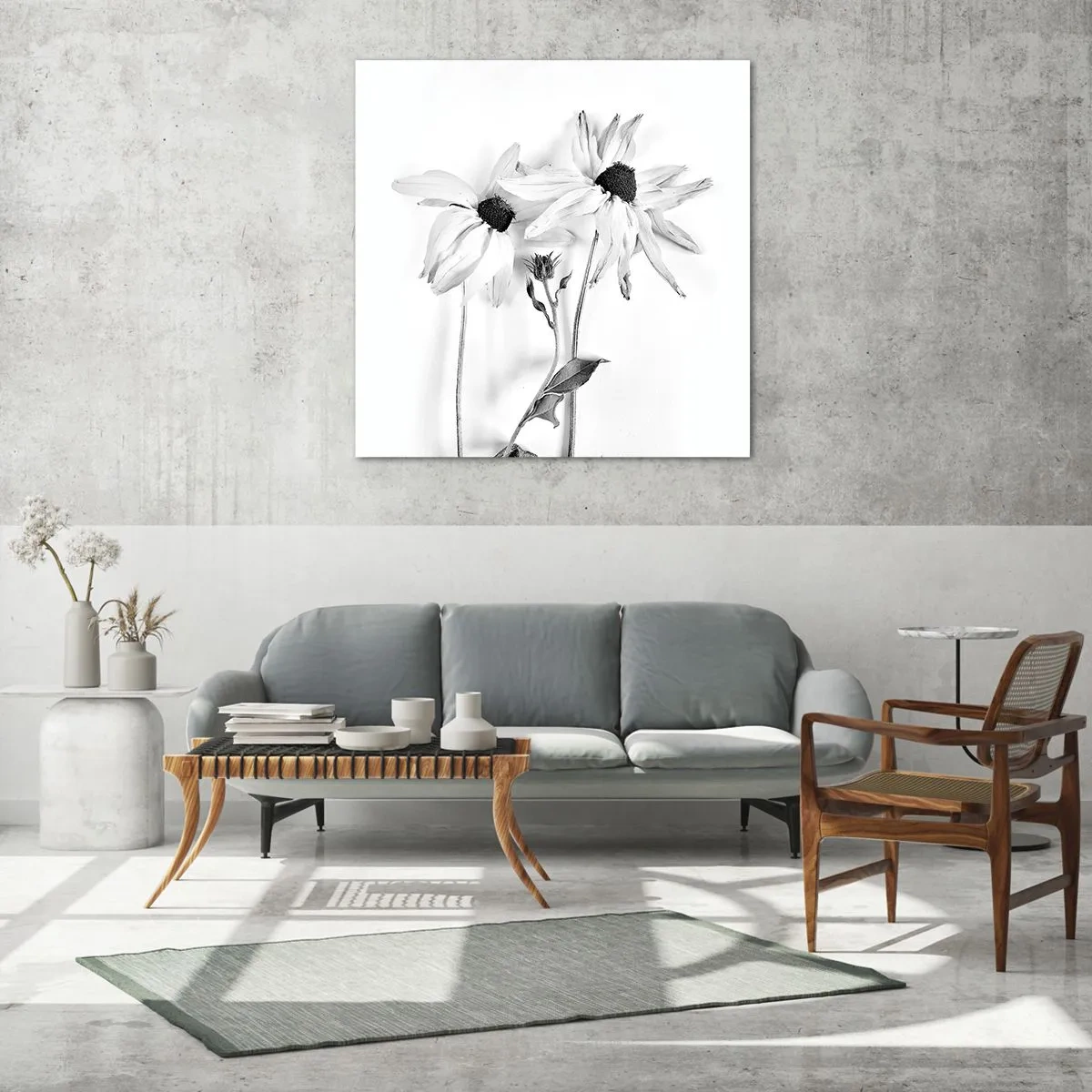 Üveg kép - Senki sem akar egyedül lenni - 50x50 cm