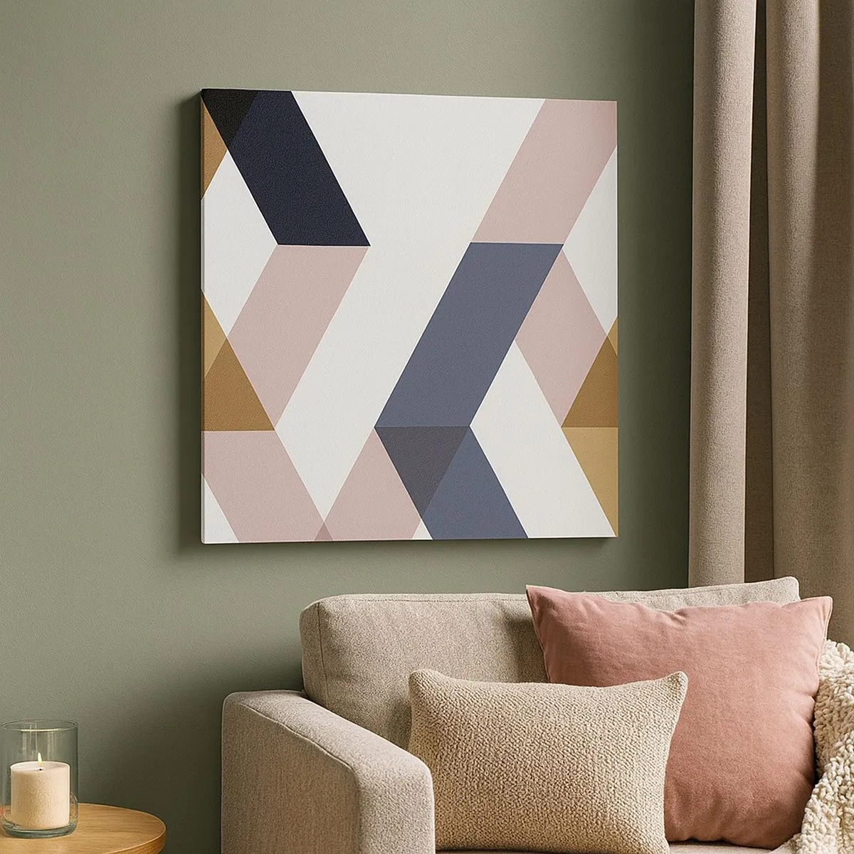 Vászonkép - Síkok és szögek - 30x30 cm