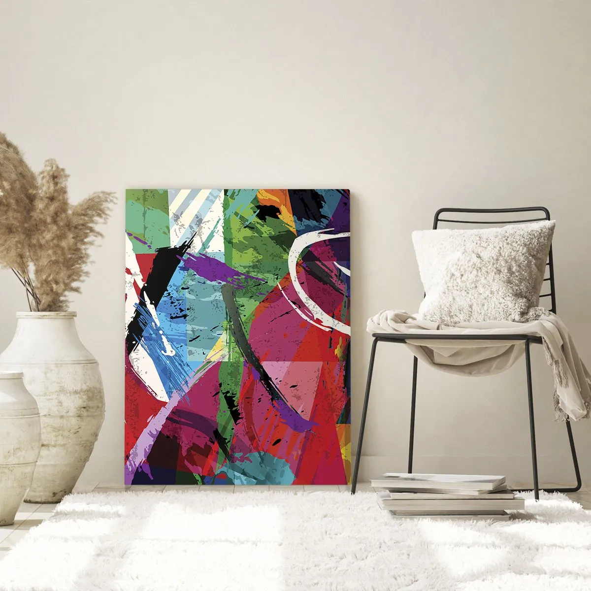 Üveg kép - Gyorsan, élénken és ugrálva - 50x70 cm