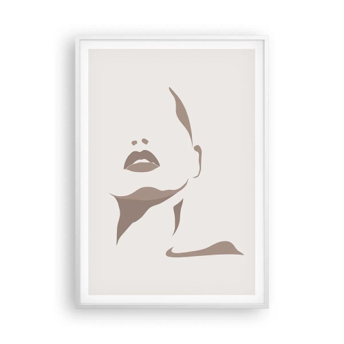 Poszter fekete keretben - Fényből és árnyékból létrehozott - 70x100 cm