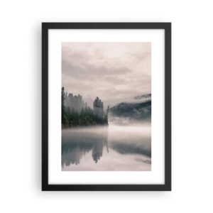 Poszter fehér keretben - Ábrándosan, ködben - 30x40 cm