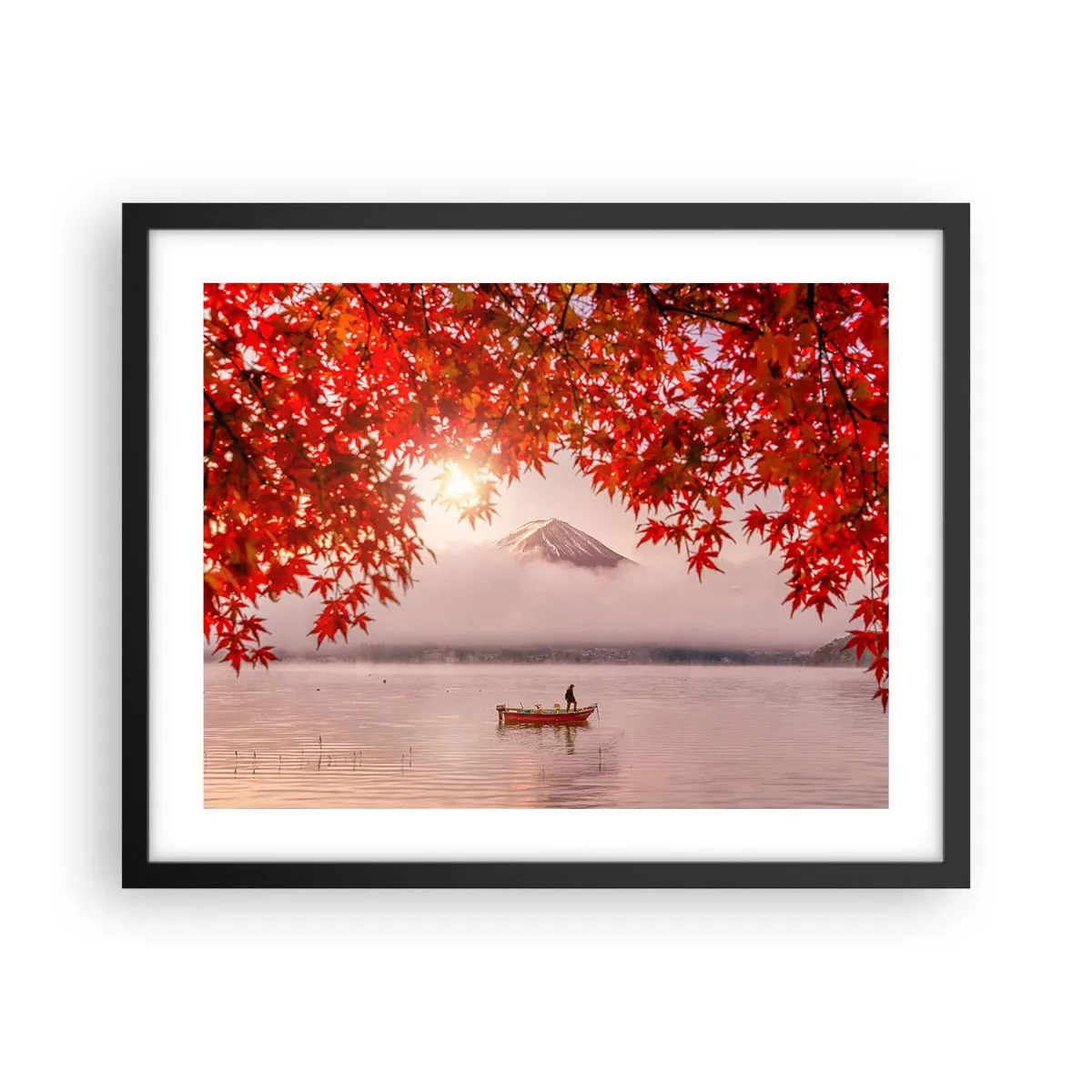Poszter fehér keretben - Japán hangulatban - 50x40 cm