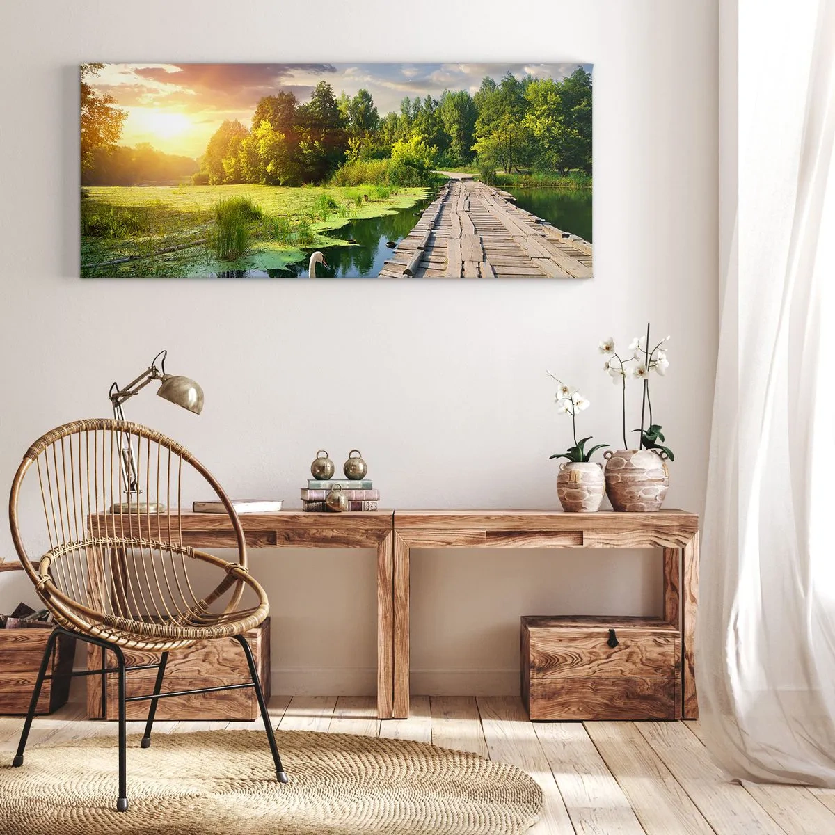 Vászonkép - Nyár, mindenhol nyár - 100x40 cm
