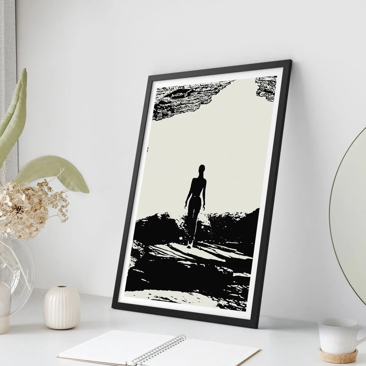 Poszter fehér keretben - Egy új pillantás - 70x100 cm