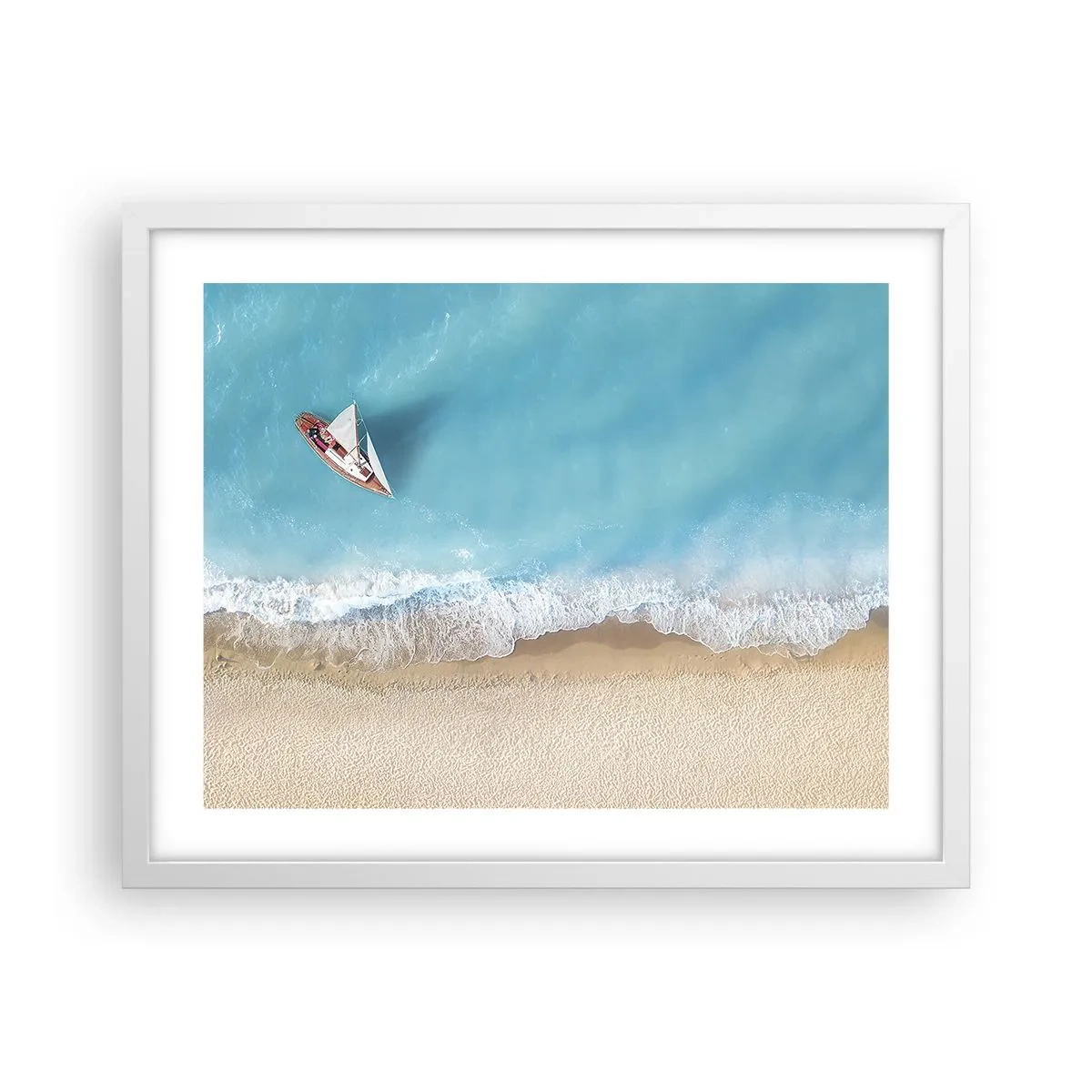 Poszter fekete keretben - A kék és az arany határán - 50x40 cm