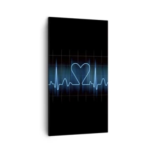 Vászonkép - A szív ritmusában - 45x80 cm