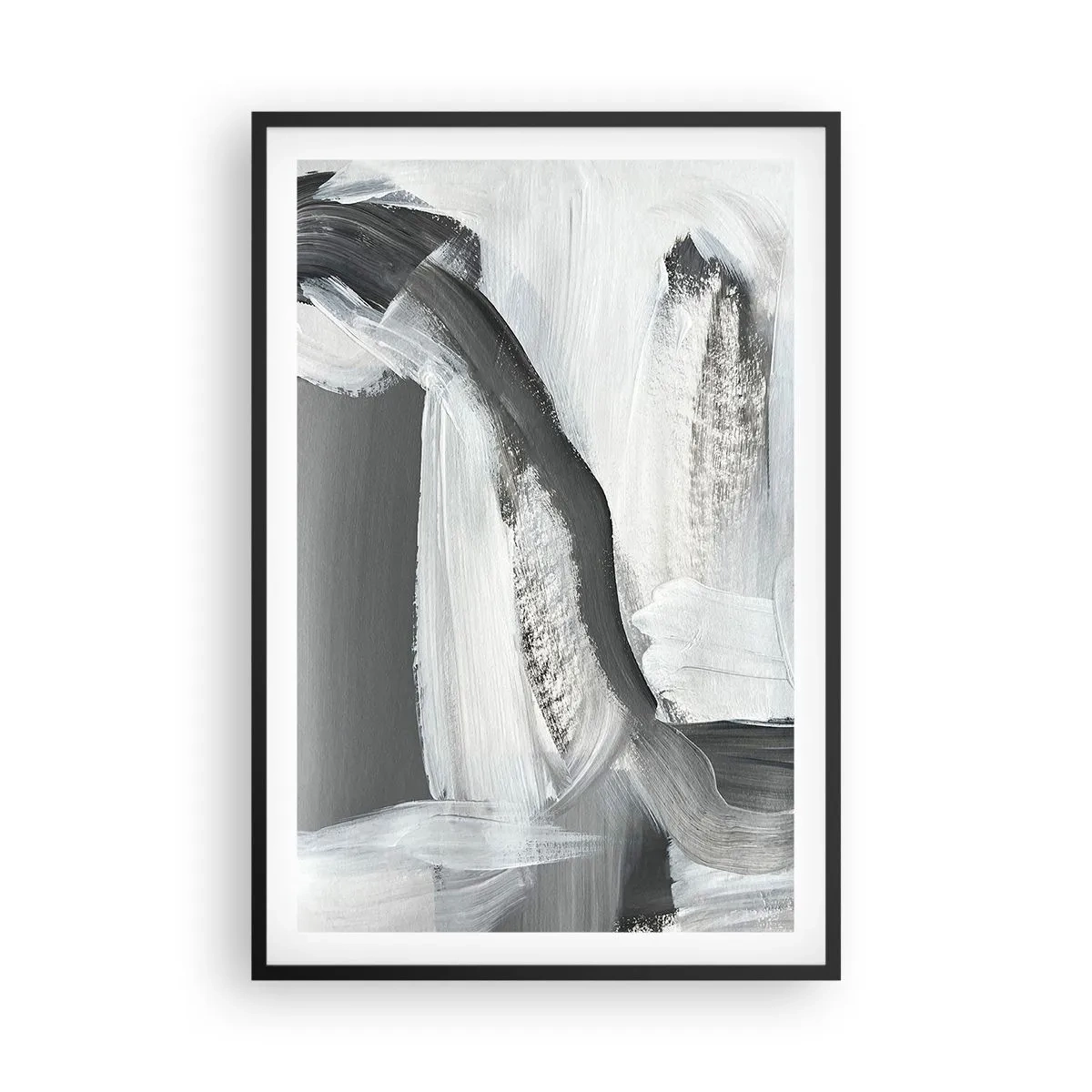 Poszter fehér keretben - Határozott mozgással - 61x91 cm