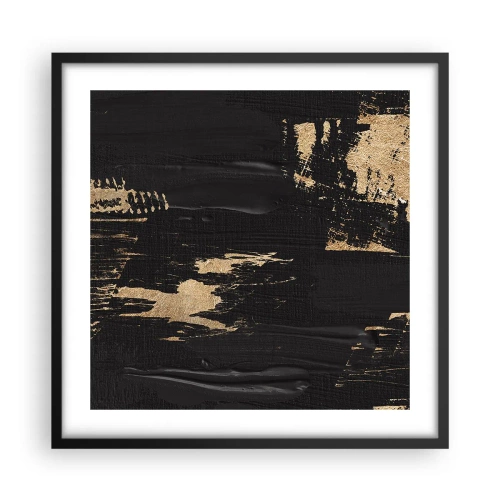 Poszter fehér keretben - Az érintés nyoma - 50x50 cm