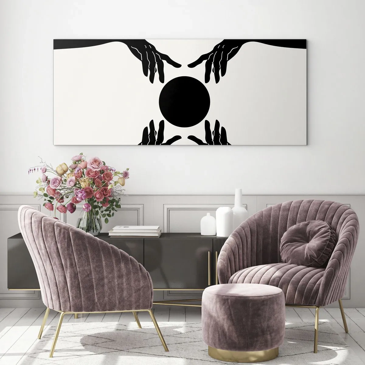 Üveg kép - Egy titkos jel - 100x40 cm